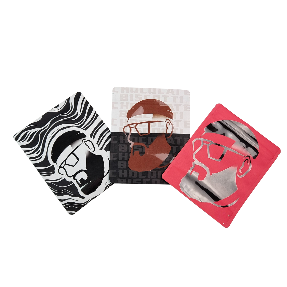 Custom Printed 3.5g-28g Resealable Smell Proof Mylar Food Bags