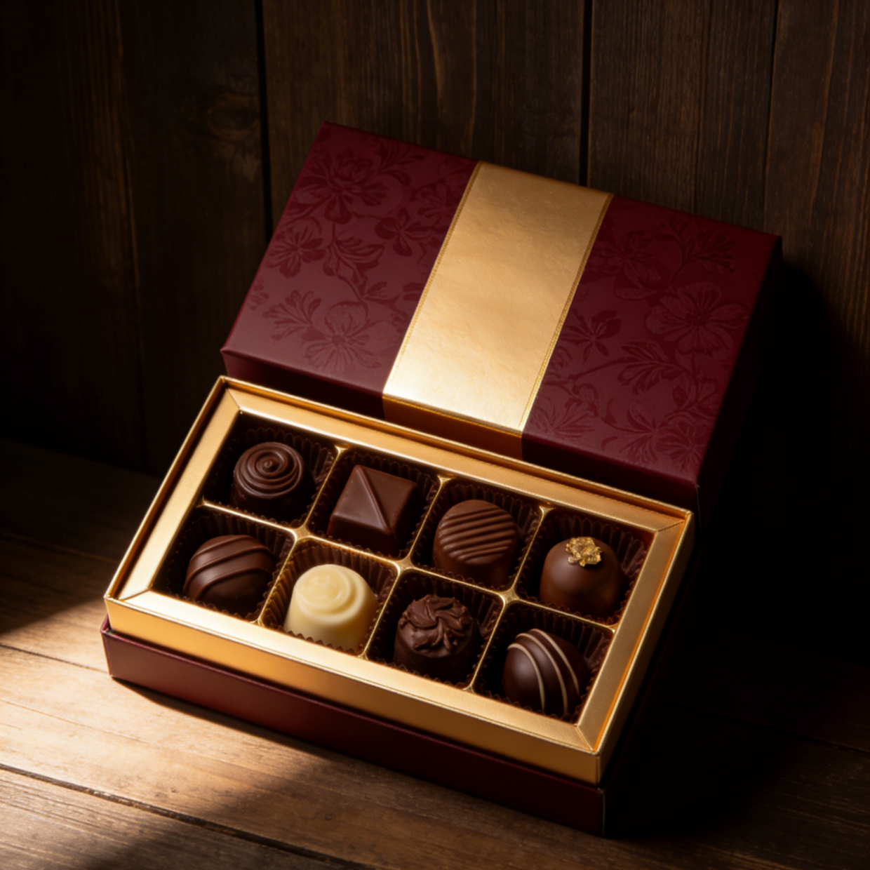 Custom Logo Personalized Chocolate Gift Box Packaging Candy Chocolate Cosmetics Box Empty Chocolate bar Box