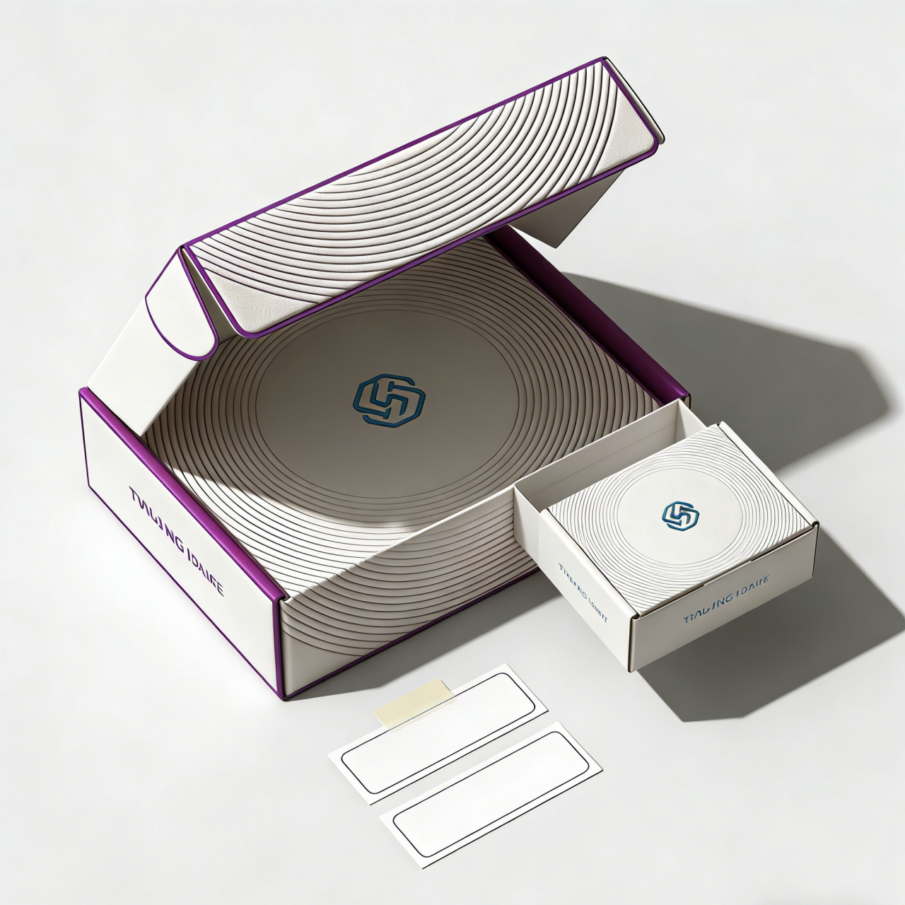 Custom Biodegradable Gift Mailing Folders with Matt Lamination and Custom Logo