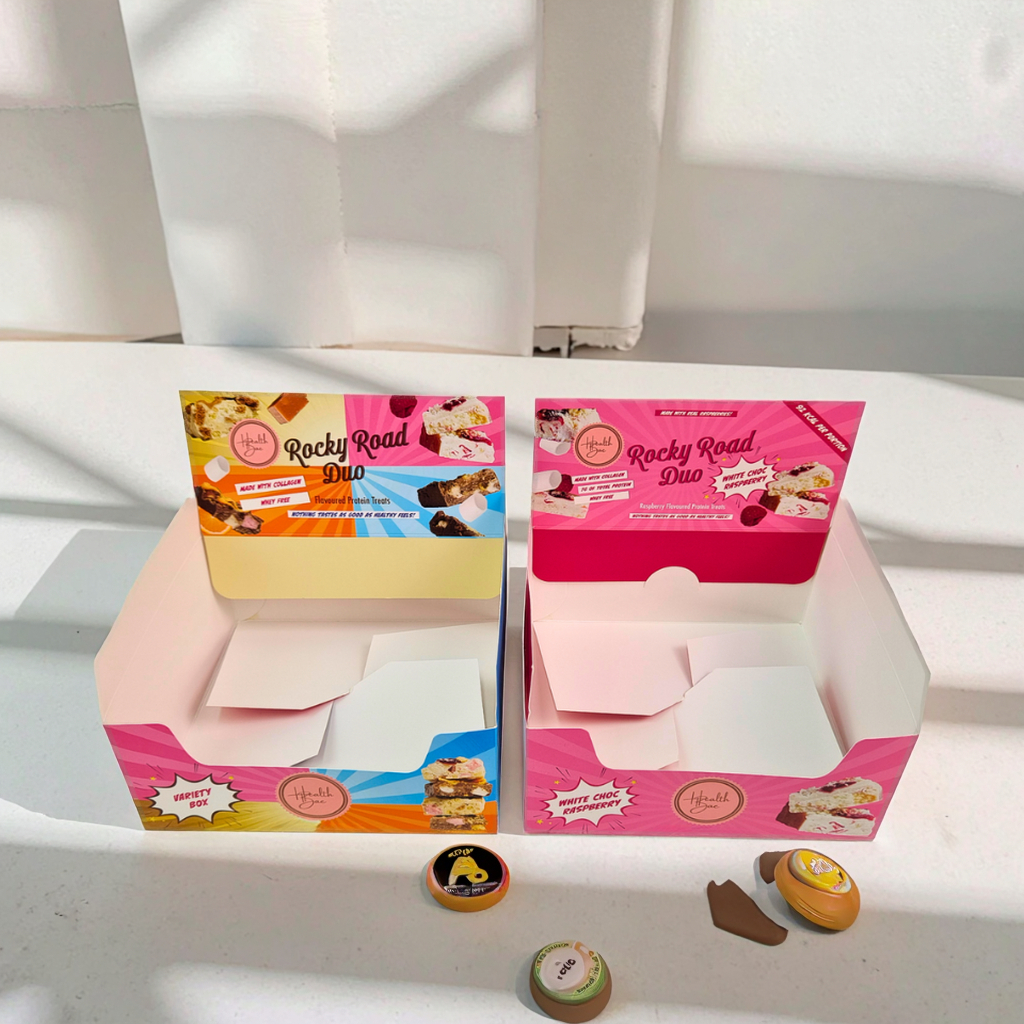 Custom Logo Biodegradable Hot Stamping Display Box for Chocolate Candy Counter Cardboard Display