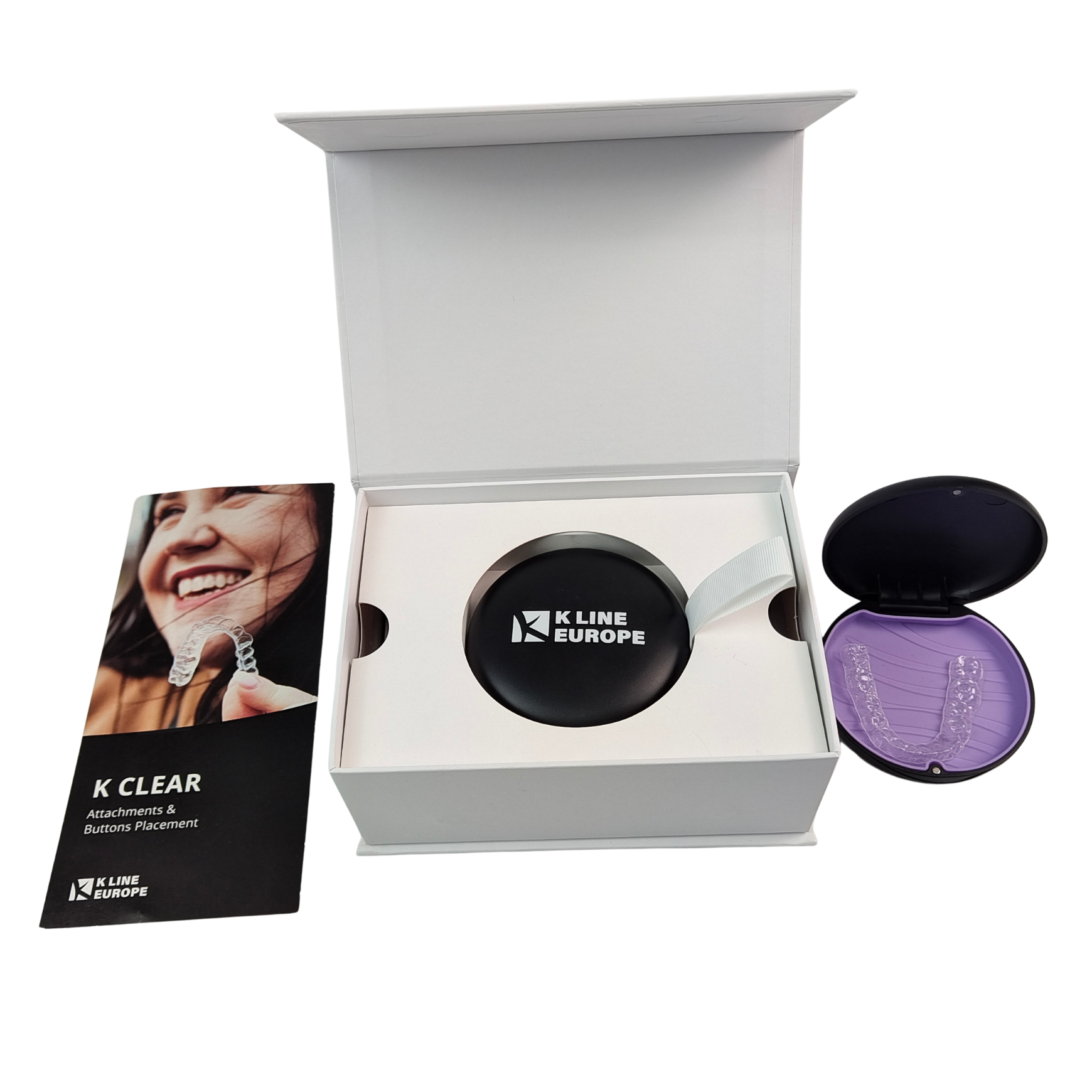 Customized Logo Dental Braces Kit Box Orthodontic Aligner Packaging Box With Paper Insert Teeth Aligner Packaging box