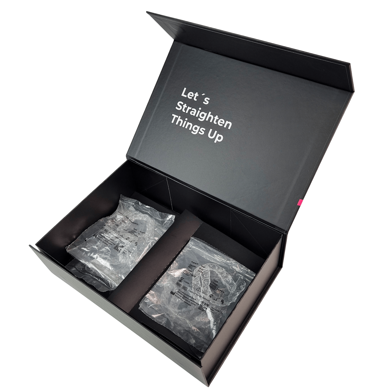 Custom Teeth Aligner Packaging Box with Magnetic Closure 350g Thickness and Customizable Design for Dental Aligners