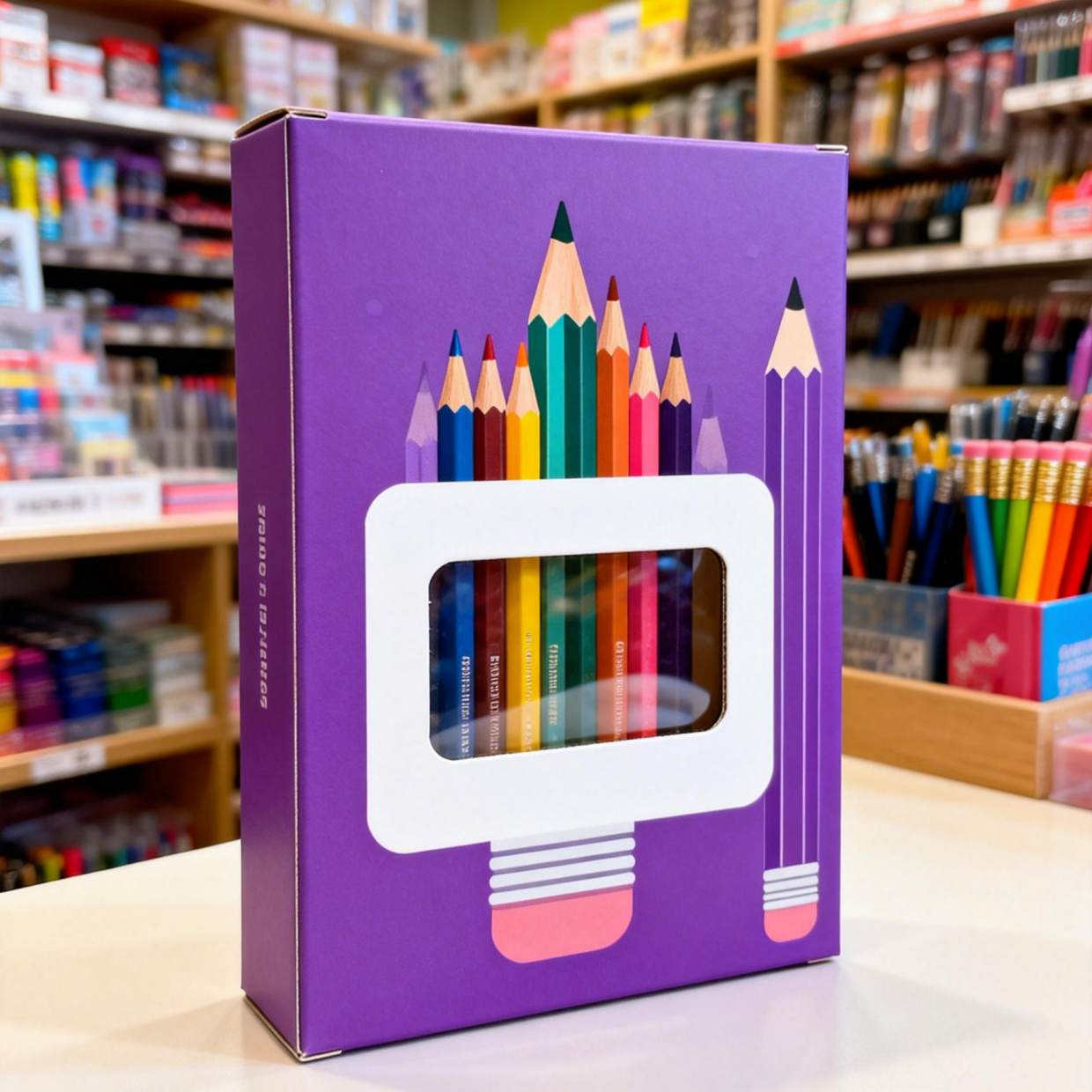 Custom Size Paper Box with Clear Window Display and 350g Thickness for Food Packaging