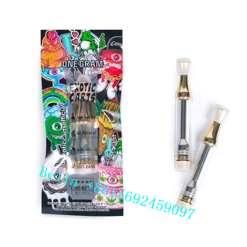 Vape Cartridge Stand Up Pouch Packaging Custom Logo Zip Lock SGS Certificated