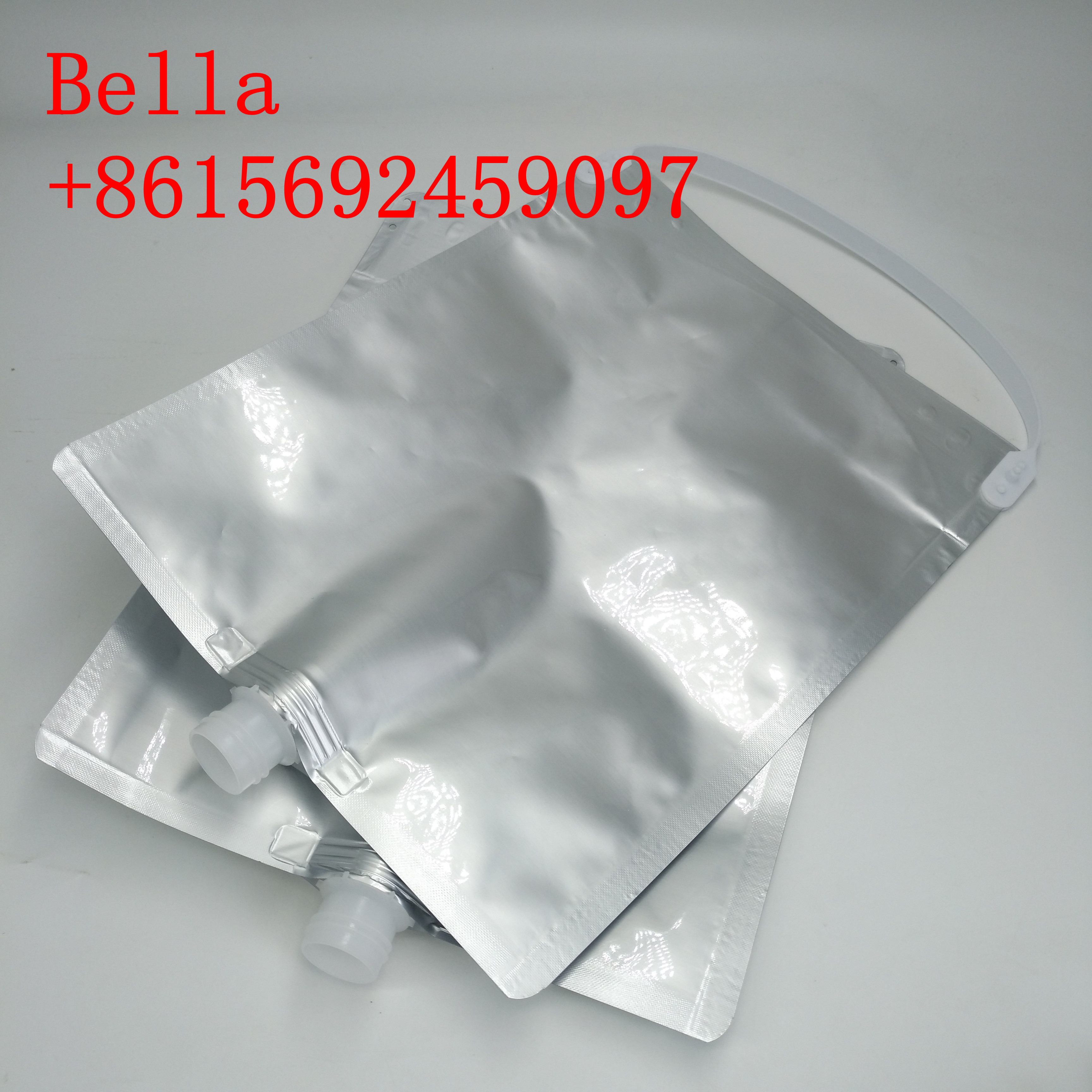 Drink Packaging Liquid Spout Bags , Laminated Maiterial Plastic Zip Pouch For Beverage