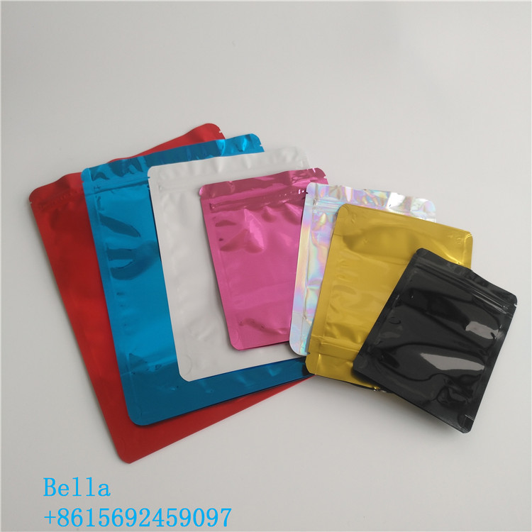 Smooth Bright Surface Cosmetic Packaging Bag Aluminum Foil Material Customized Size
