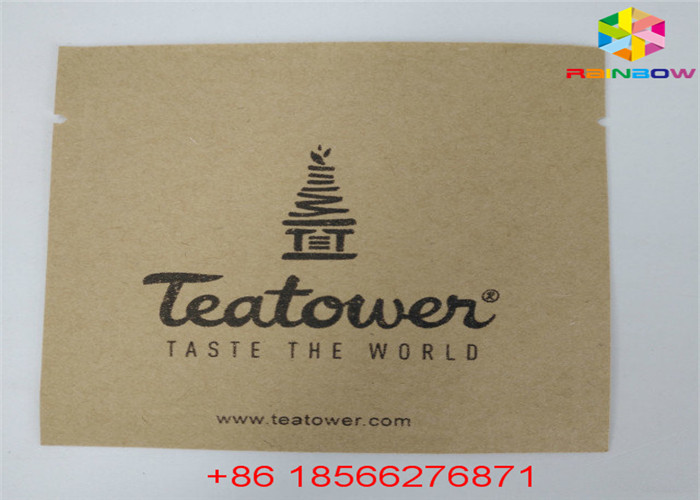 Reusable Customized Paper Bags Food Pouch Stand Up k Smell Proof With Window