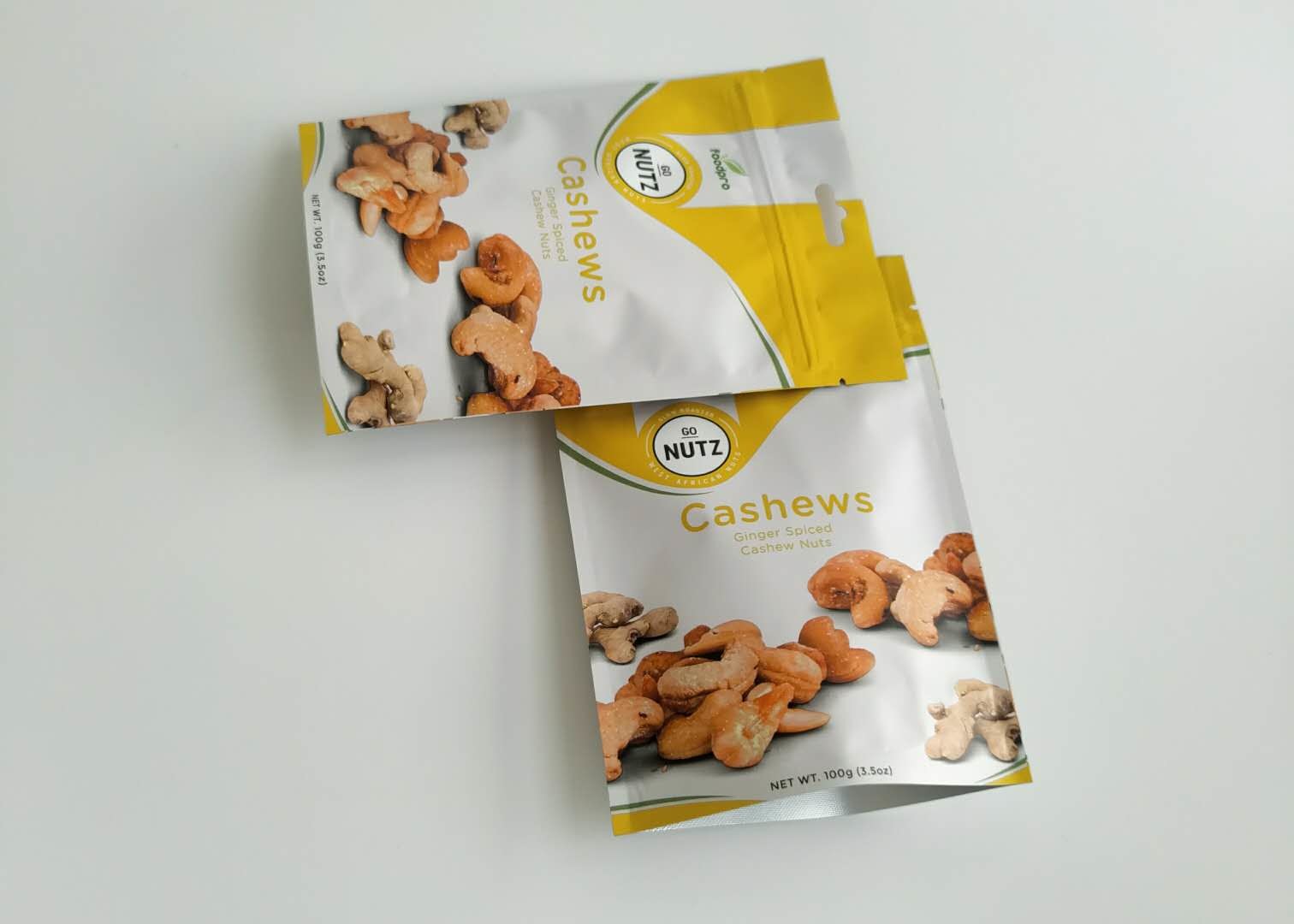 Gravure Printing Vacuum Seal Food Bags Laminated Foil Chocolate Bar Application