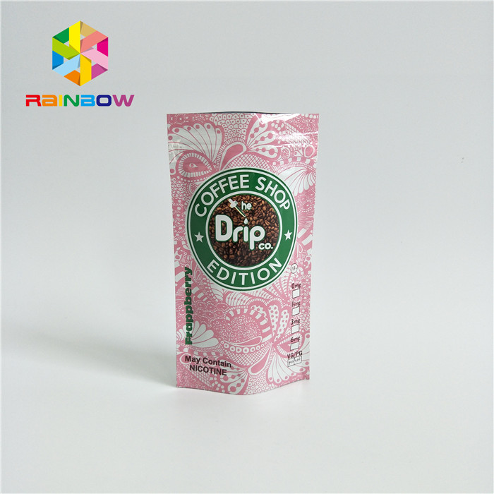 Laminated Material Plastic Pouches Packaging k Stand Up Bags With One Way Valve