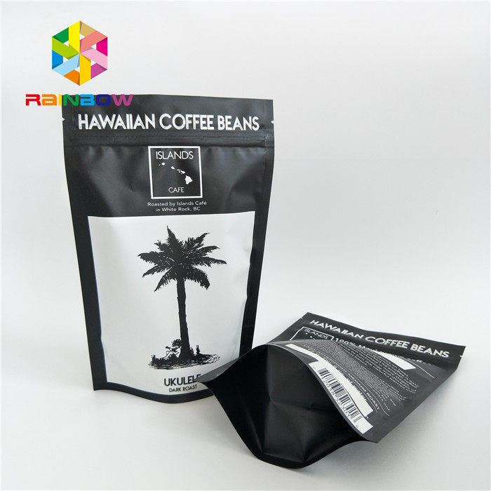 Powder Tea Nut Plastic Pouches Packaging Aluminum Foil Custom Printing With Valve