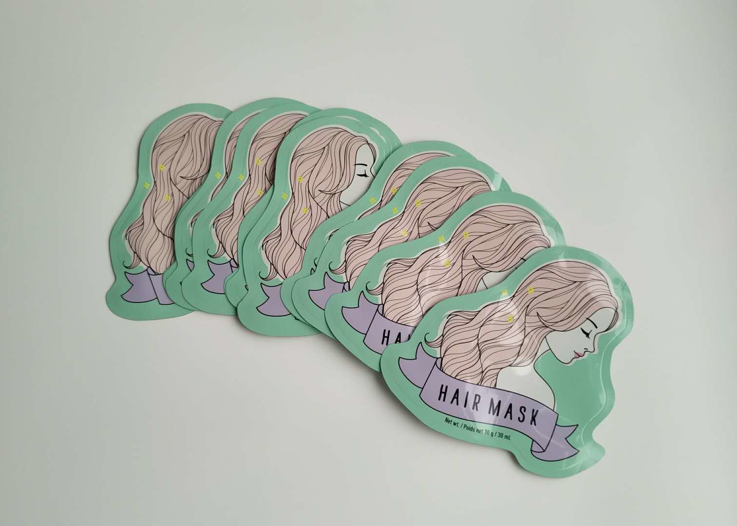 Digital Printing Cosmetic Packaging Bag Facial Mask Punch Recyclable Any Size