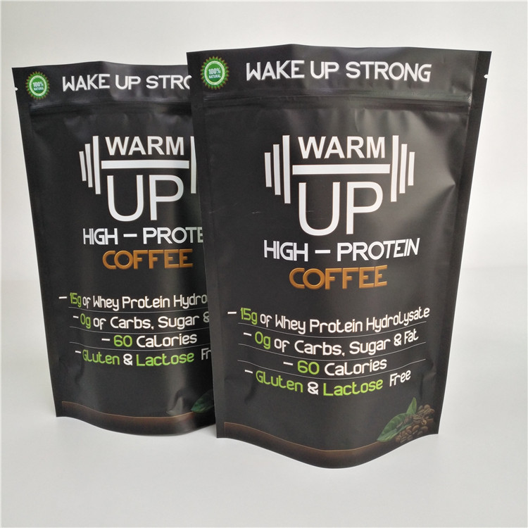 Aluminum Foil Plastic Pouches Packaging Vitamins Sports Nutrition Supplement Powder Bag