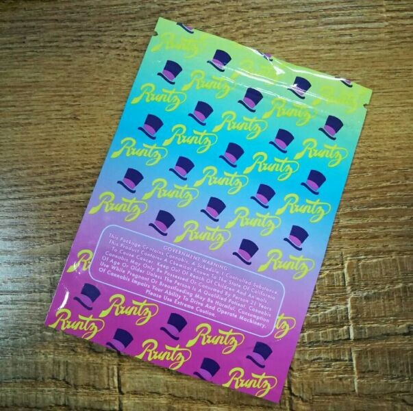 Hologram Printing Herbal Incense Packaging , Cookies Stand Up Plastic Pouch For Big Als Exotic