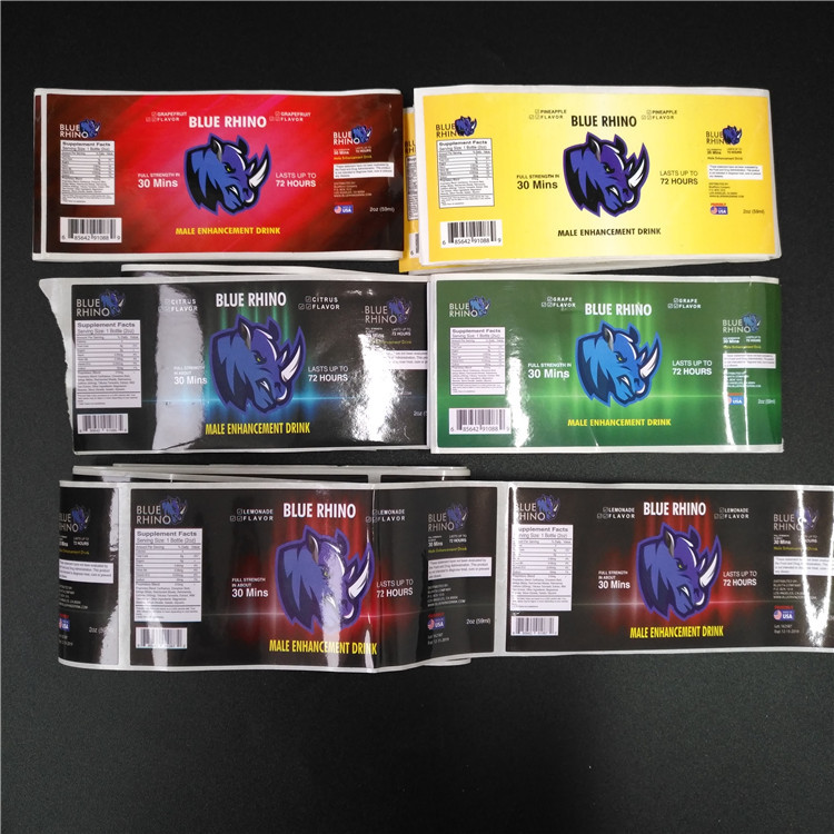 PVC Transparent Shrink Sleeve Labels Barcode Metallic Holographic For Box / Pill Bottle