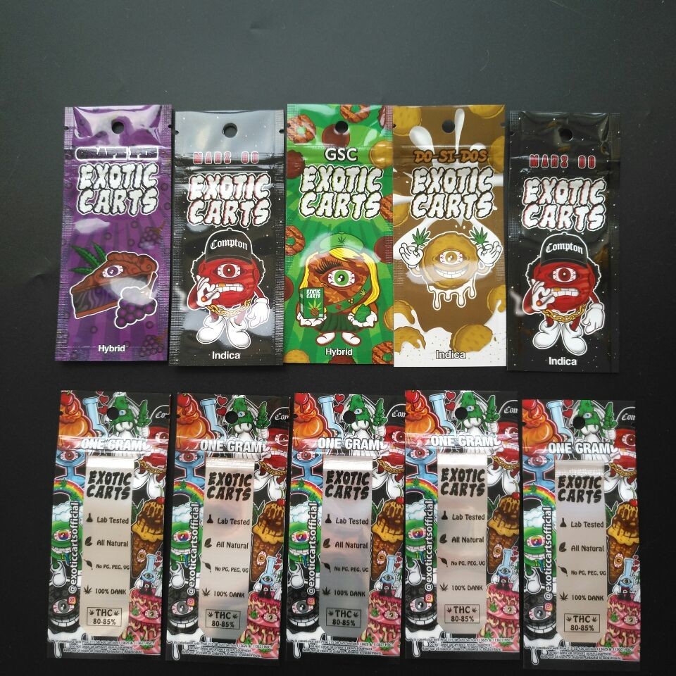 Childproof Herbal Incense Packaging Digital Hologram Printing Stand Up Plastic Pouch