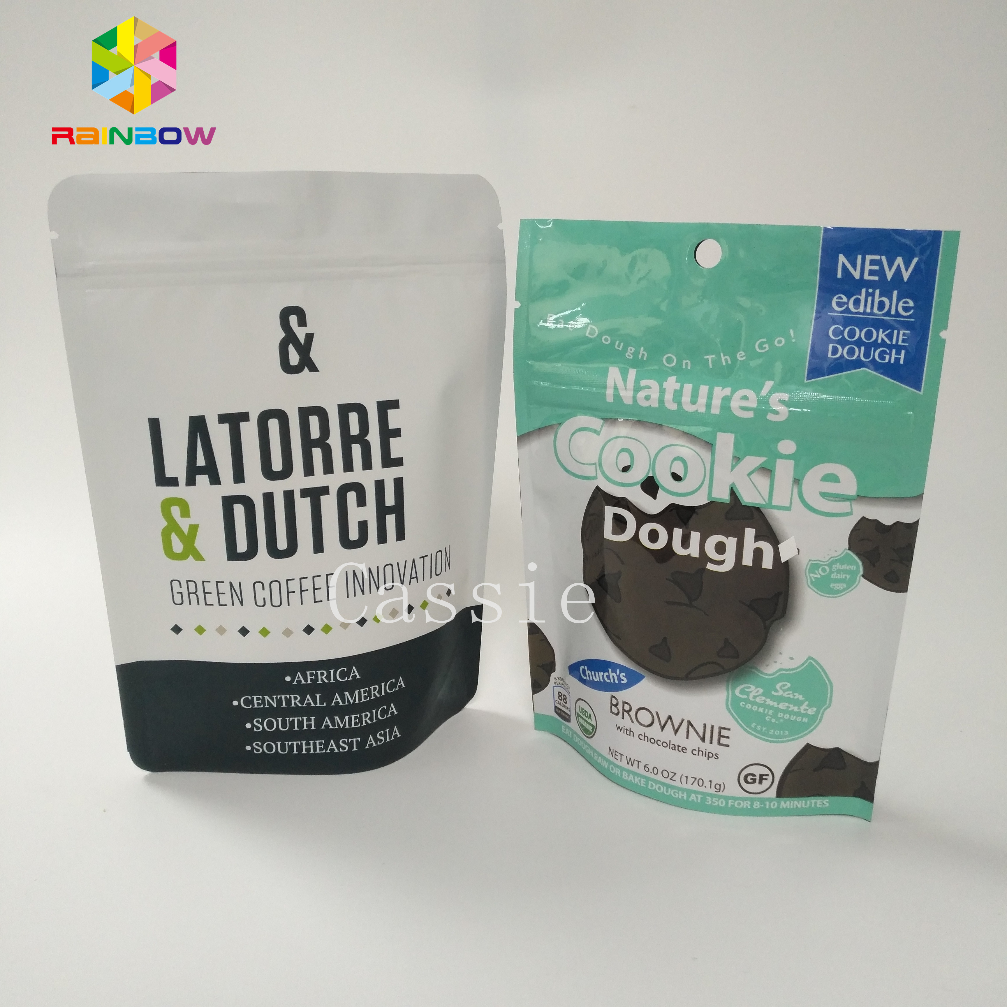 Stand Up kstand Up Pouch Packaging Snack Bags Customized Color Food Usage