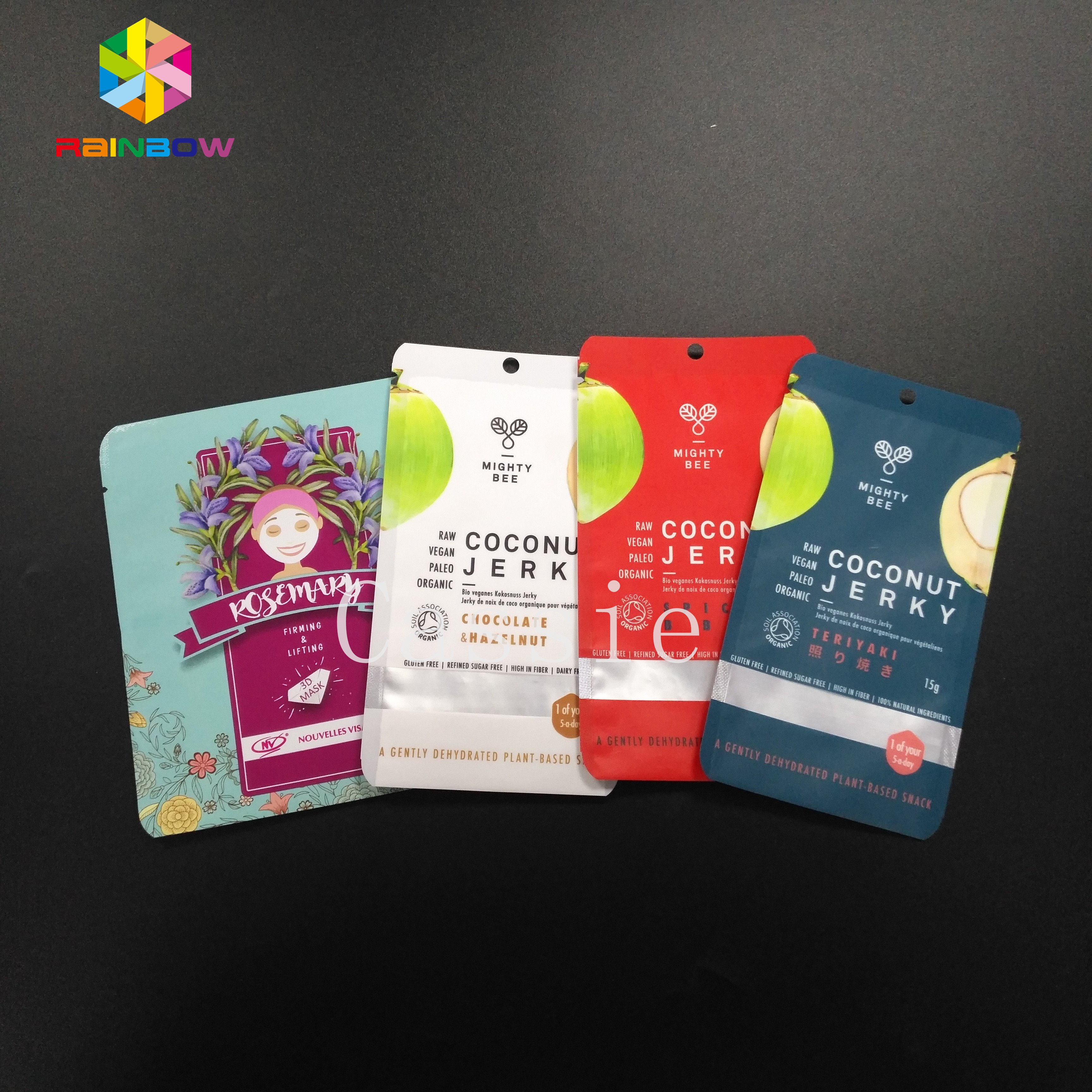 Mylar Pouch Grip Seal Bags Food Grade Storage Cosmetic Tea Powder Sample Giveaway