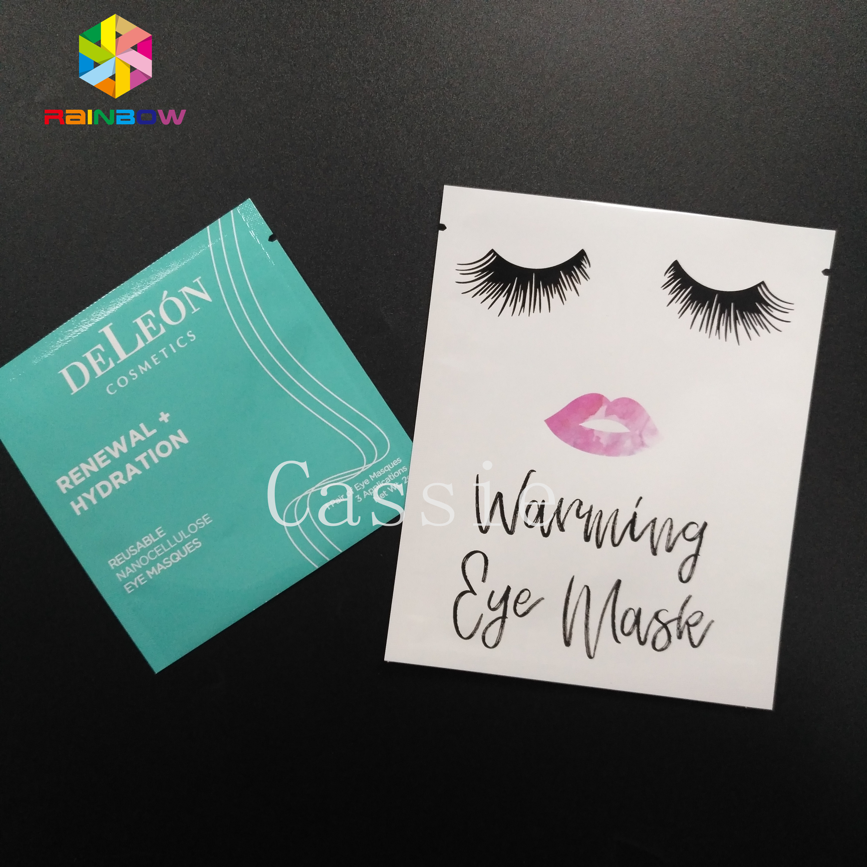 Laminate PE PET Aluminum Foil Pouch Packaging Facial Mask Plastic Bags With CMYK Gravure