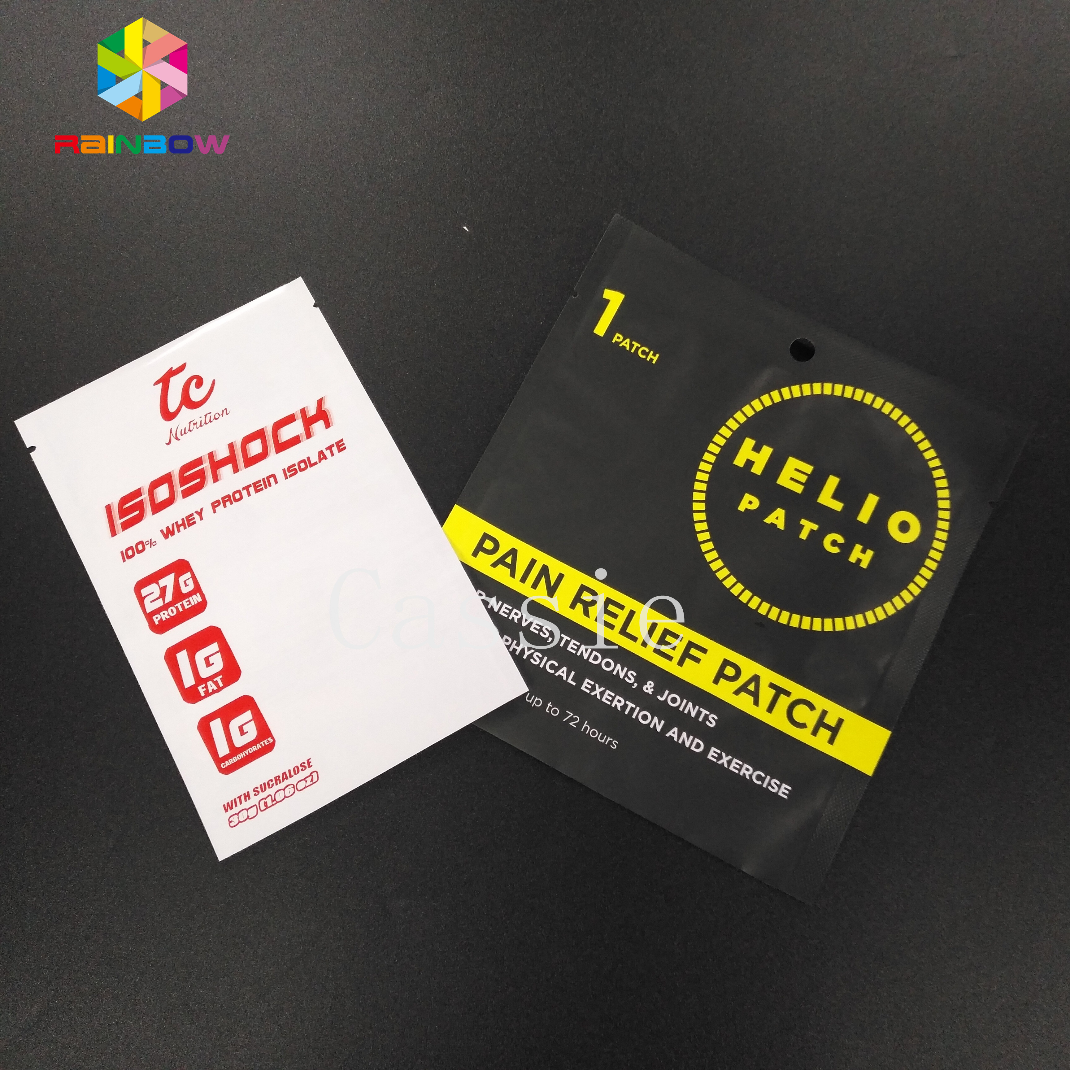 Matte Plastic Pouches Packaging Plastic Aluminum Mylar Pouch Mini Sample Storage With Zipper