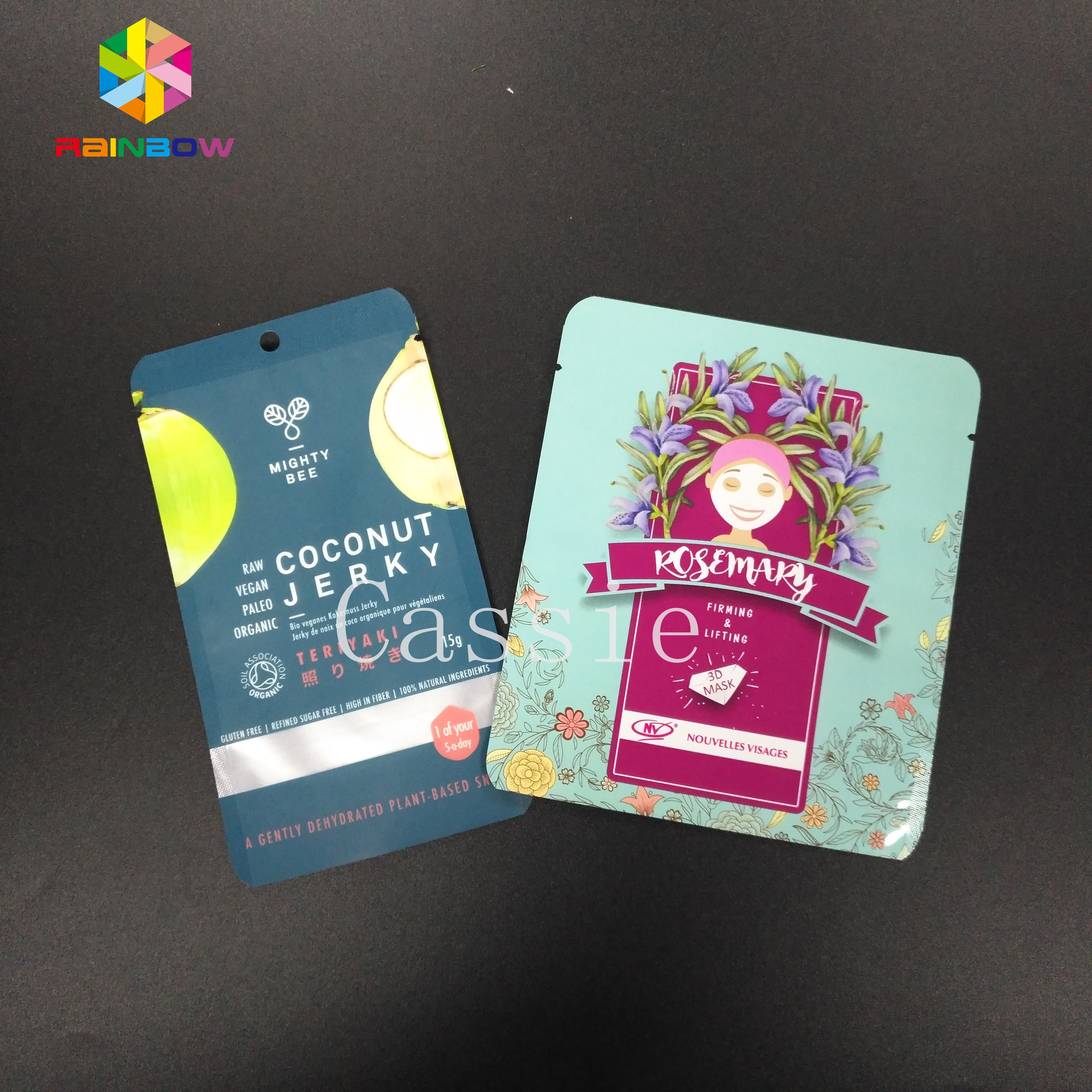 Moisture Proof Plastic Pouches Packaging Aluminum Foil Material Resealable Pouch