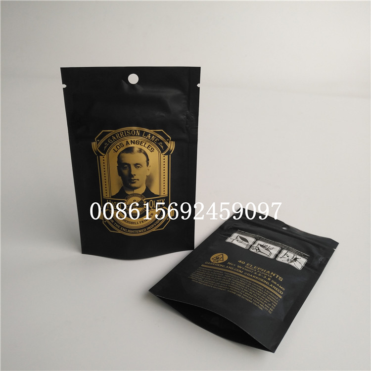 Smell Proof Small Plastic Pouches Packaging Weeds Mylar Child Resistant Bag