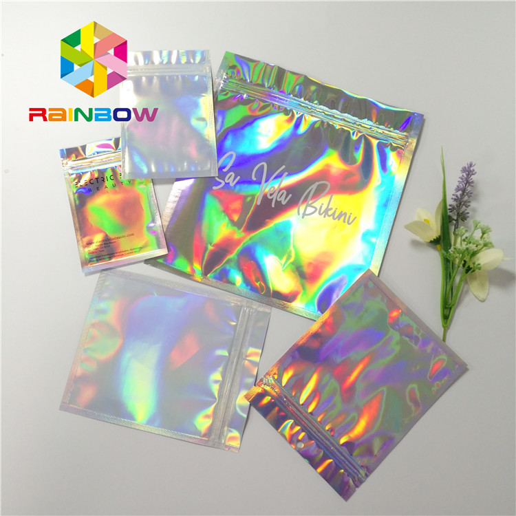 Reusable Mylar k Cosmetic Compact Packaging Hologram Laser Gravure Printing