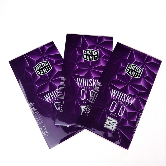 UV Resistant Shrink Sleeve Labels Waterproof Colorful For Plastic Water Bottle Label