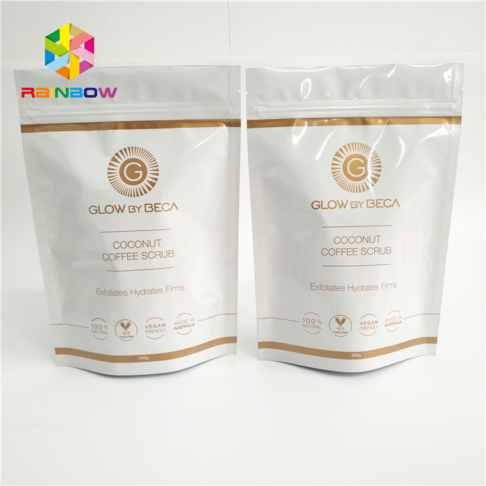 Plastic bags stand up zipper pouch custom printed bag coffee food runtz packaging matt glossy moisture