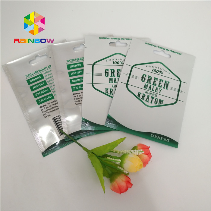 Herbal Capsule Aluminum Foil Packaging 3g 5g 10g Moisture Pouch Customized Size