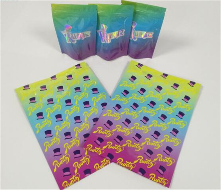 Medical Smell Proof Cosmetic Organizer Bag Glossy Mylar Foil Mini k CYMK Color