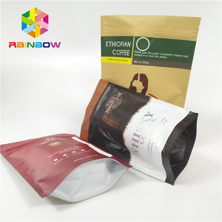 Laminated Material Food Plastic Pouches Packaging Aluminum Foil With Valve