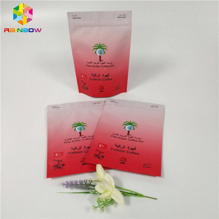 Plastic Stand Up Pouch Foil Pouch Packaging Gravure Printing Light Proof FDA Approval