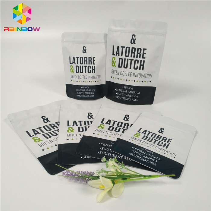 Aluminium Foil Pouch Packaging k Reclosable Valve Coffee Bag Gravure Printing