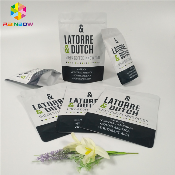 k Foil Pouch Packaging Reclosable Valve Coffee Bag Laminated Material
