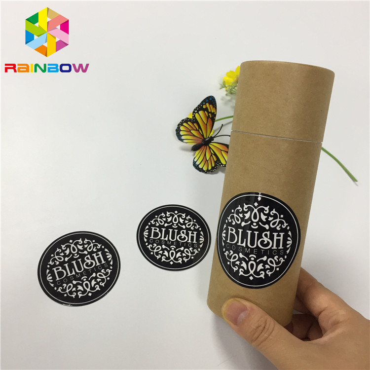 Water Proof Food Packaging Films Custom Security Clothing Label Vinyl Sticker