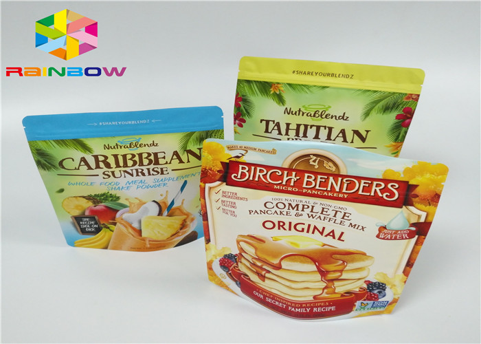 Whey Protein Powder Bag Packing / Pure Aluminum Foil Whey Protein