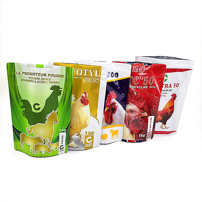 Moisture Proof Plastic Pouches Packaging Food Plastic Bag Zipper Top Customized Color