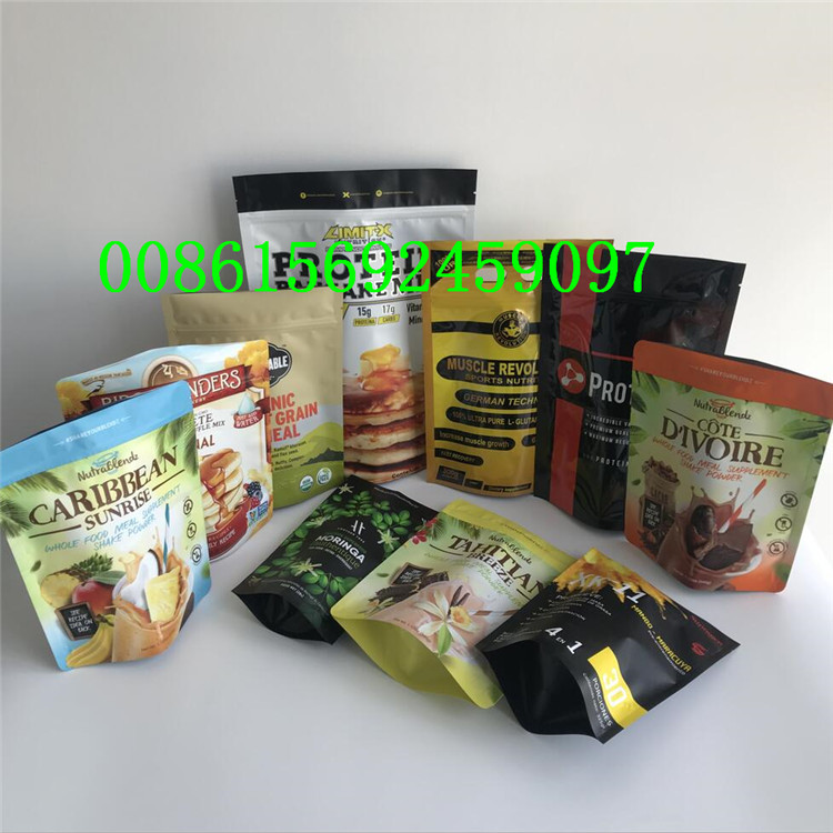 Chocolate Coffee Snack Bag Packaging Custom Food Grade Material With Zipper