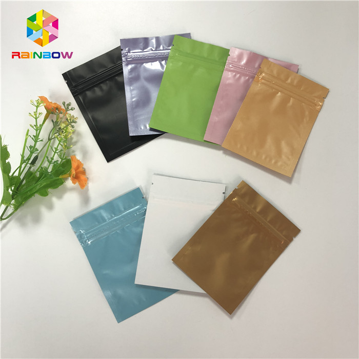 Heat Seal Stand Up Pouch Packaging Custom Printed Aluminum Foil Vacuum Packing Bags