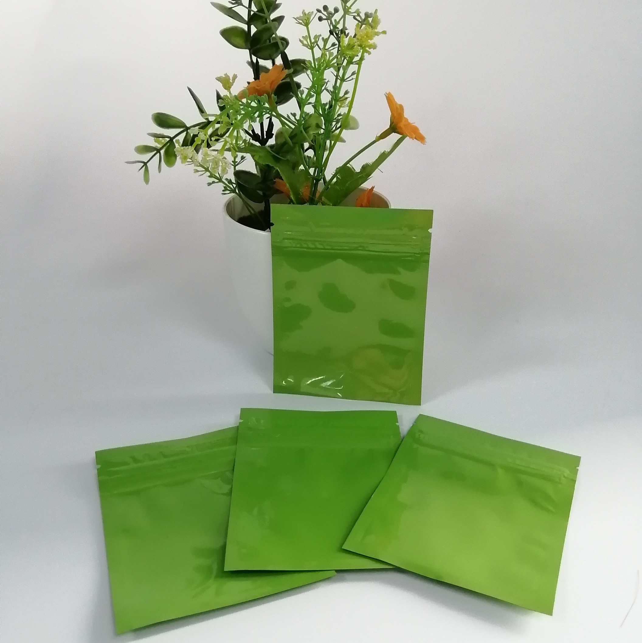 Plastic Small Sachet Custom k Bags Aluminum Foil Inside Moisture Proof