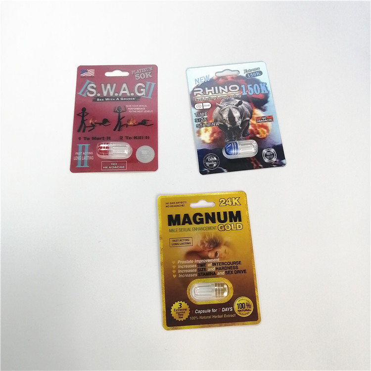 Premizen Cards 3D Cards Capsule Blister Packaging For Male Enhancement Pills