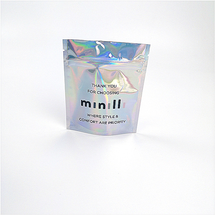 Customized Size Makeup Organizer Bag Holographic Hologram Laser Mylar k