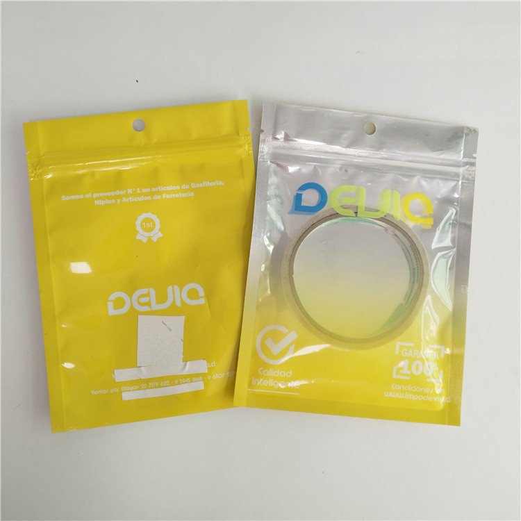 Mobile Phone Accessories Plastic Pouches Packaging Biodegradable Plastic Zip Cell Phone Bag