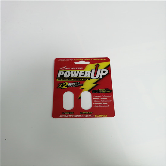 Female Enhancer Pills Blister Card Packaging Mamba Burro 30000 For Gold Capsule Bottle