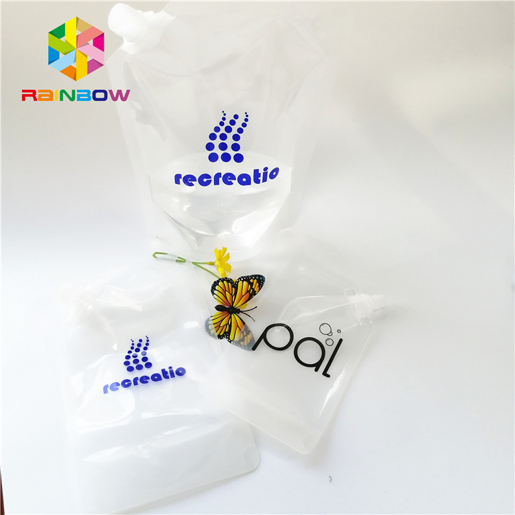 Reusable Liquid Stand Up Spout Pouch Packaging Baby Food Packing Squeeze Bag