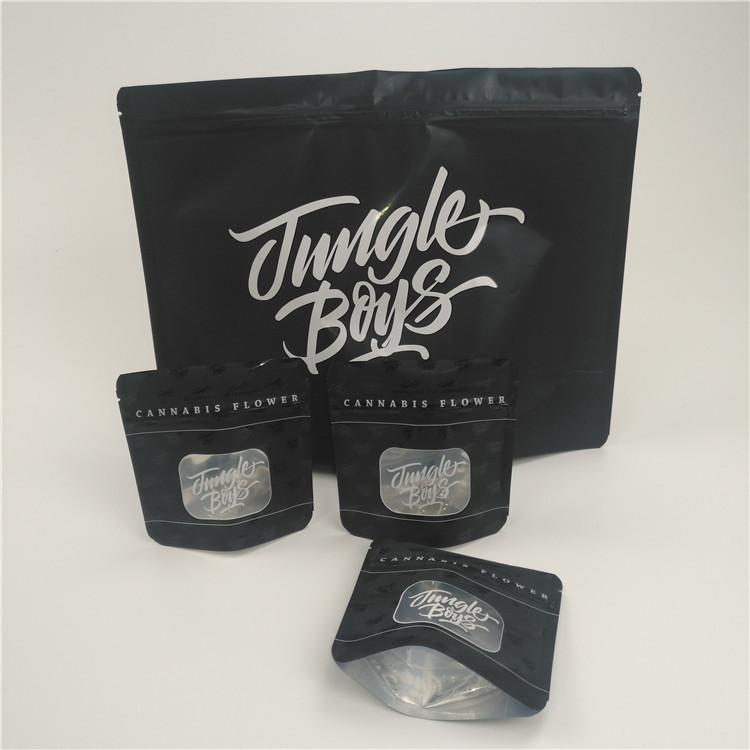 Custom Printed Matte Herbal Incense Packaging Mylar Foil Childproof k Bag