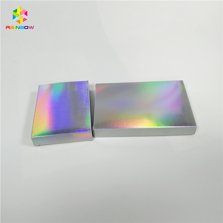 Hologram Paper Gift Box Make Up Cosmetic Products Customized For Lipstick Packaging