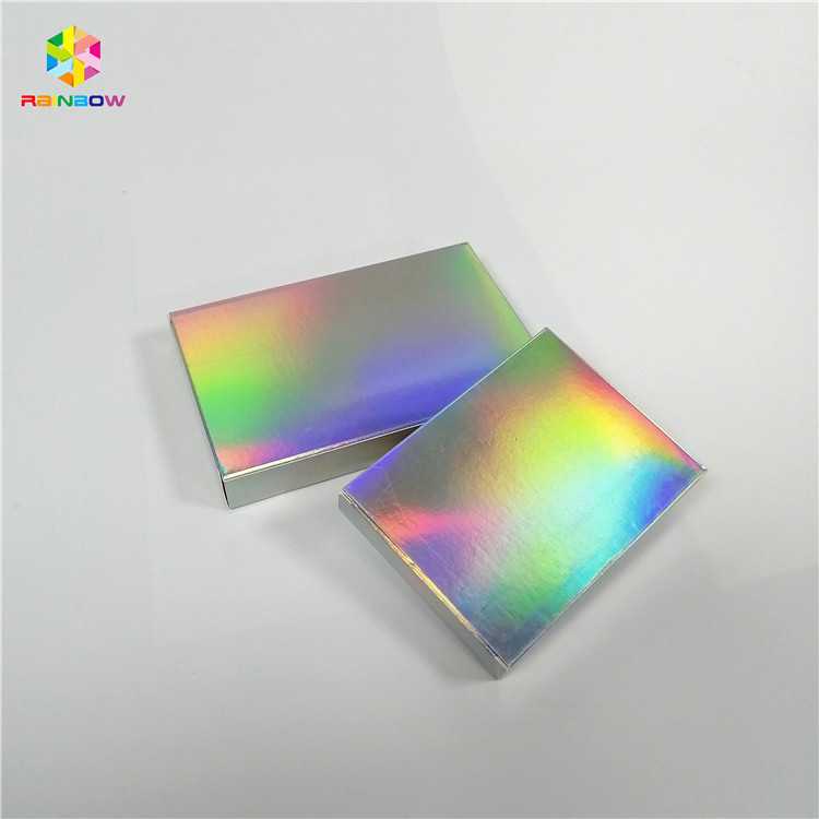 Coated Paper Hologram Packaging Paper Box For Lotion Cream Shampoo Cosmetics
