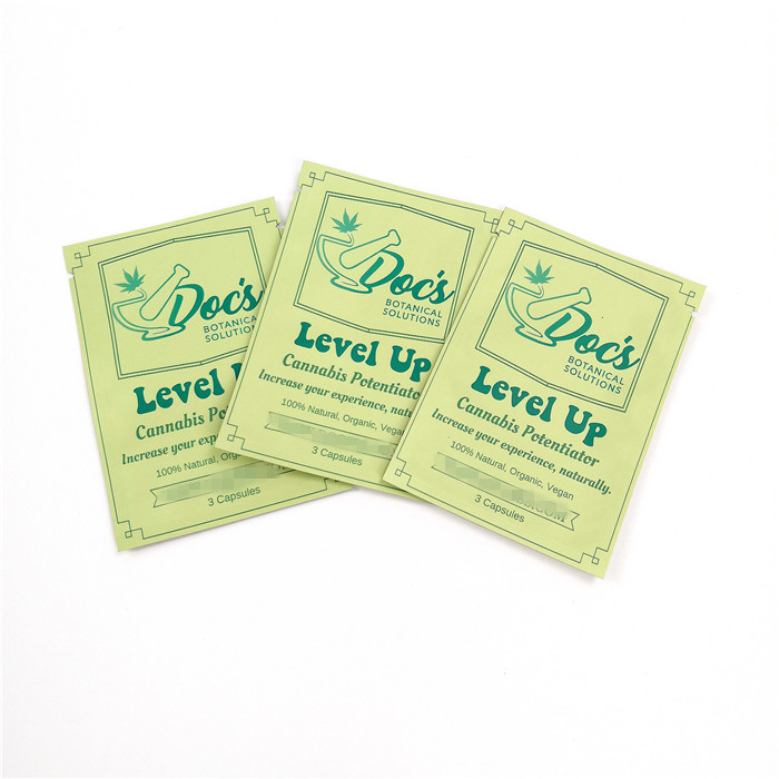 Customized Printed Cbd Bag Plastic Pouches Packaging For Cigarettes / Tobacco