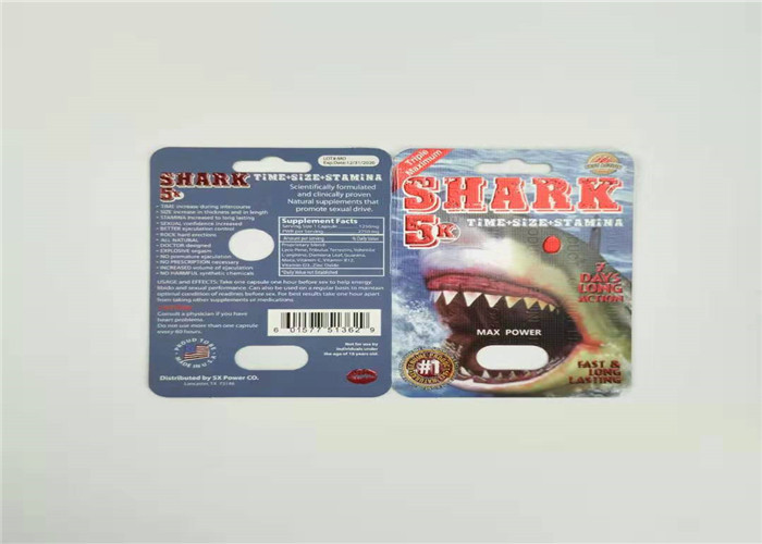 Eco Friendly Blister Pack Packaging Hologram Foil Big Boy 6X Paper Card With Display Box